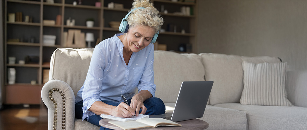 Person learning new skills, as the brain forms new neural connections to enhance knowledge and abilities